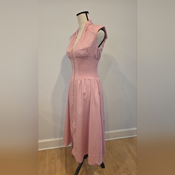 Anthropologie Pink Midi Dress - Picture 3 of 6